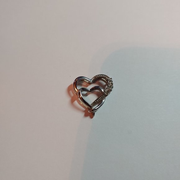 Kay Jewelers Accent Double Hearth Pendent - Picture 1 of 5